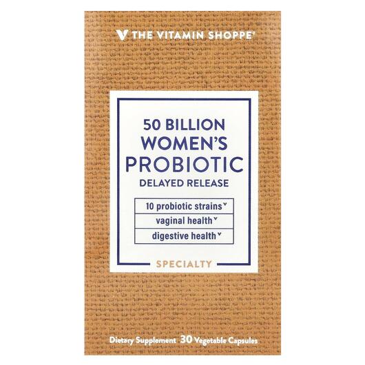 Основное фото товара Пробиотики для женщин, Women's Probiotic 50 Billion, 30 капс