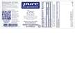 Фото складу Pure Encapsulations, Zinc citrate, Цинк, 60 капсул