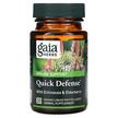 Фото применение Quick Defense Фото применение Gaia Herbs, Поддержка иммунитета, Quick Defense, 20 капсул