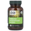 Фото використання Gaia Herbs, Immune Mushroom Blend, Гриби Шиїтаке, 40 капсул
