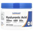 Фото применение Hyaluronic Acid Unflavored Фото применение Nutricost, Гиалуроновая кислота, Hyaluronic Acid Unflavored, 50 г