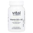 Фото применение K2-7 + D3 Фото применение Vital Nutrients, Витамины D3 + K2, K2-7 + D3, 60 капсул