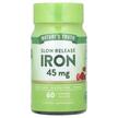 Фото використання Nature's Truth, Slow Release Iron 45 mg, Залізо, 60 таблеток