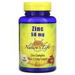 Фото применение Natures Life, Цинк, Zinc 50 mg, 250 таблеток